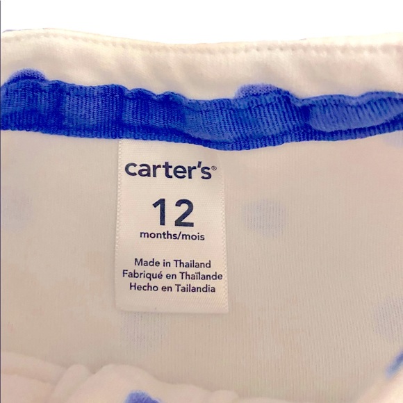 Carter’s 12 Month Button Short Sleeve - Picture 3 of 5